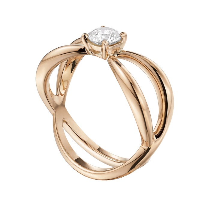 sell Ring Designer jewellery Diamond White Gold LA VIE EN ROSE