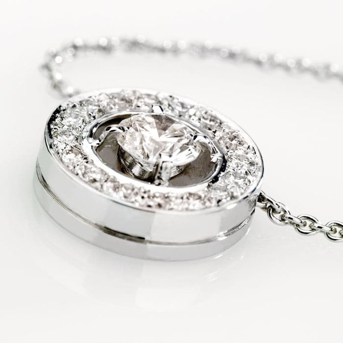 sell Pendant & Necklace Classics Diamond Gold POETS CIRCLE
