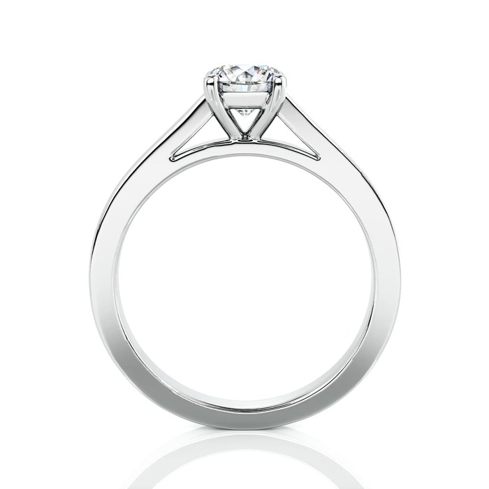 vente Solitaire  Classique  Diamant Or Blanc Karma 4 Griffes
