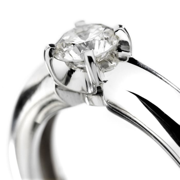 vente Solitaire  Classique  Diamant Or Blanc NOSOLO