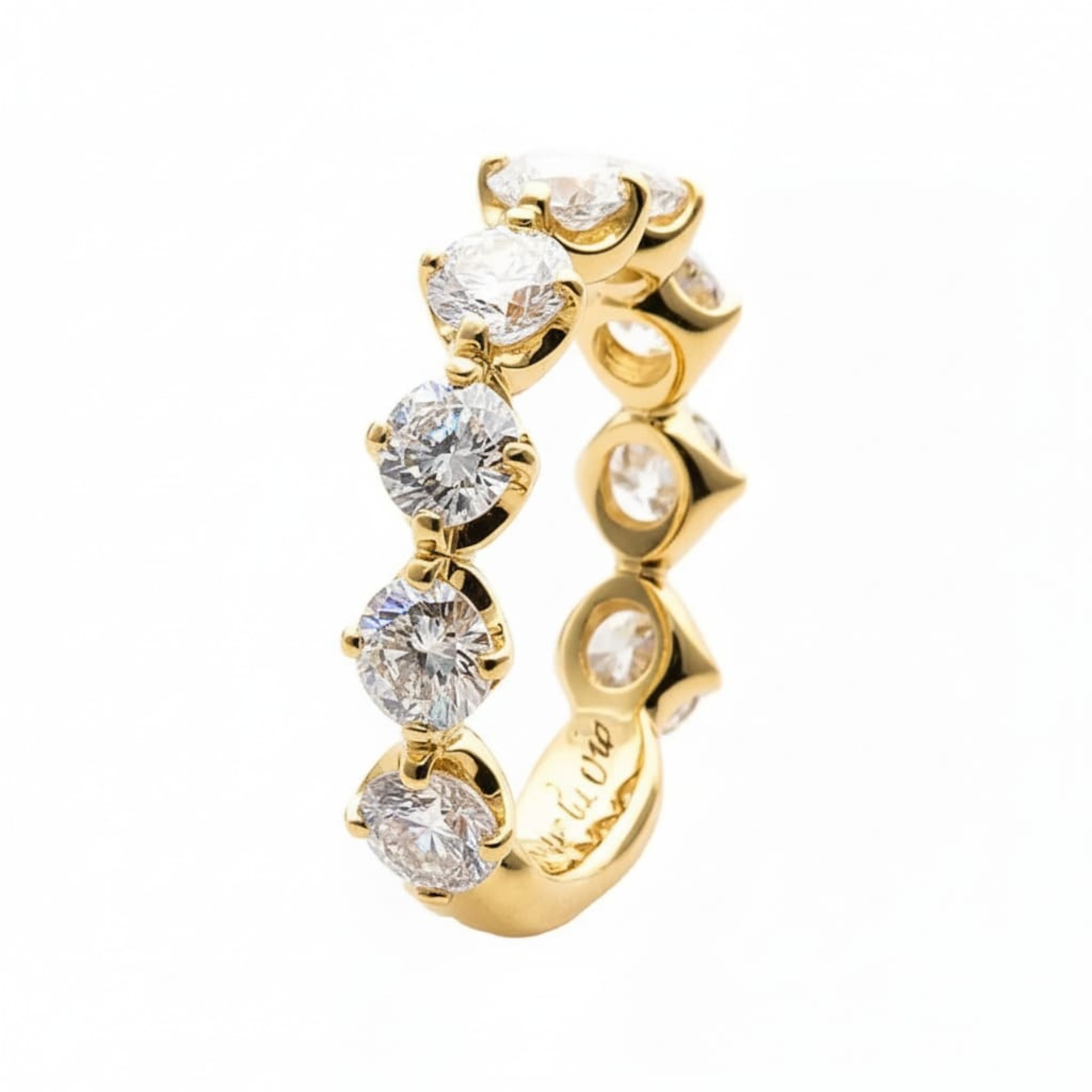 Alliance Tour complet Diamant Or Jaune MADAME PARIS