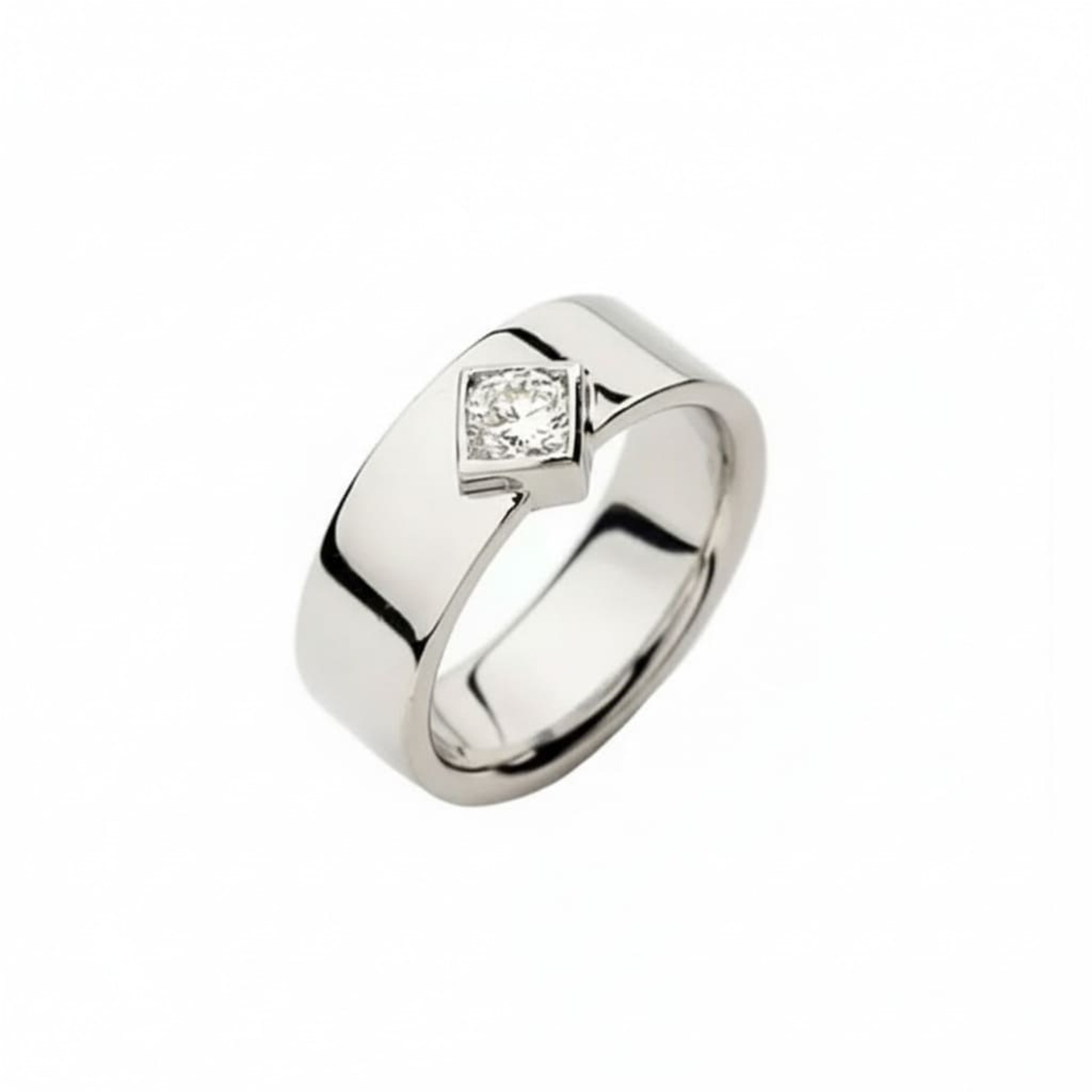 Ring Designer jewellery Diamond White Gold LUDA