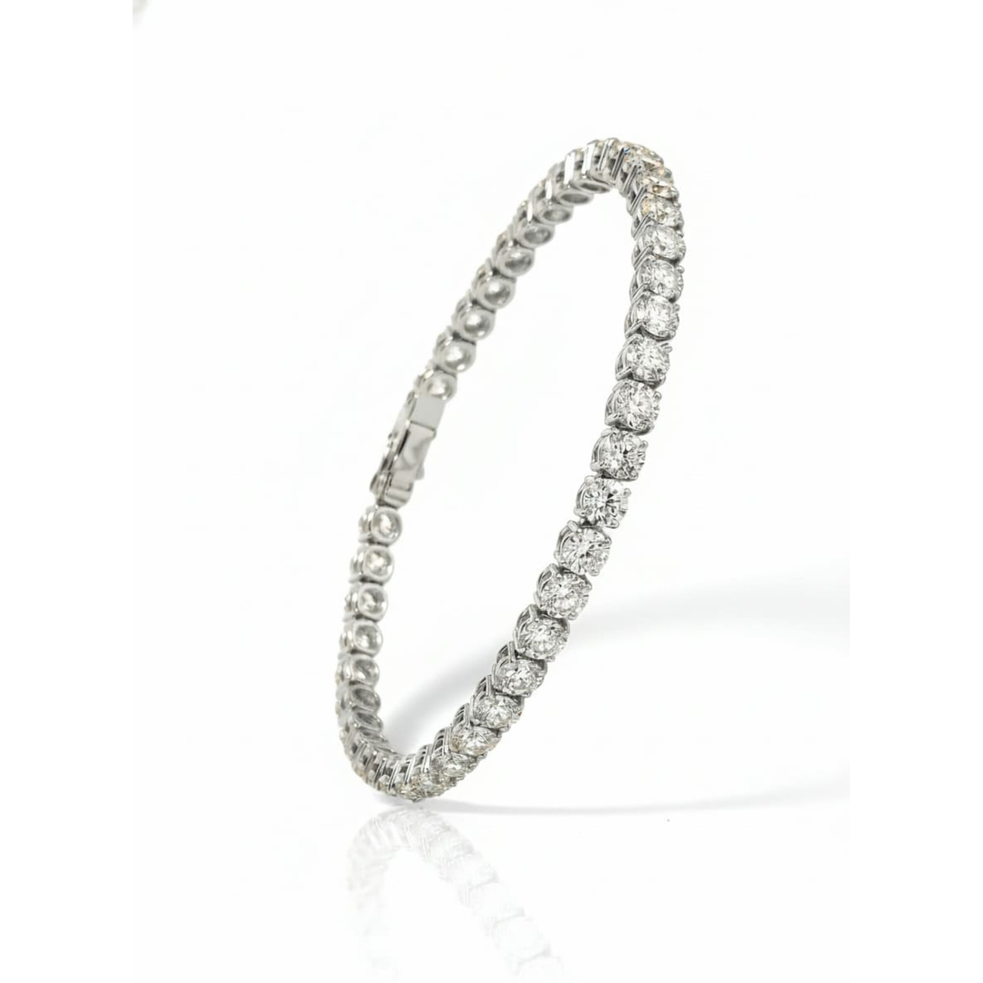Bracelet  Diamant Or Blanc TENNIS DIAMANTS