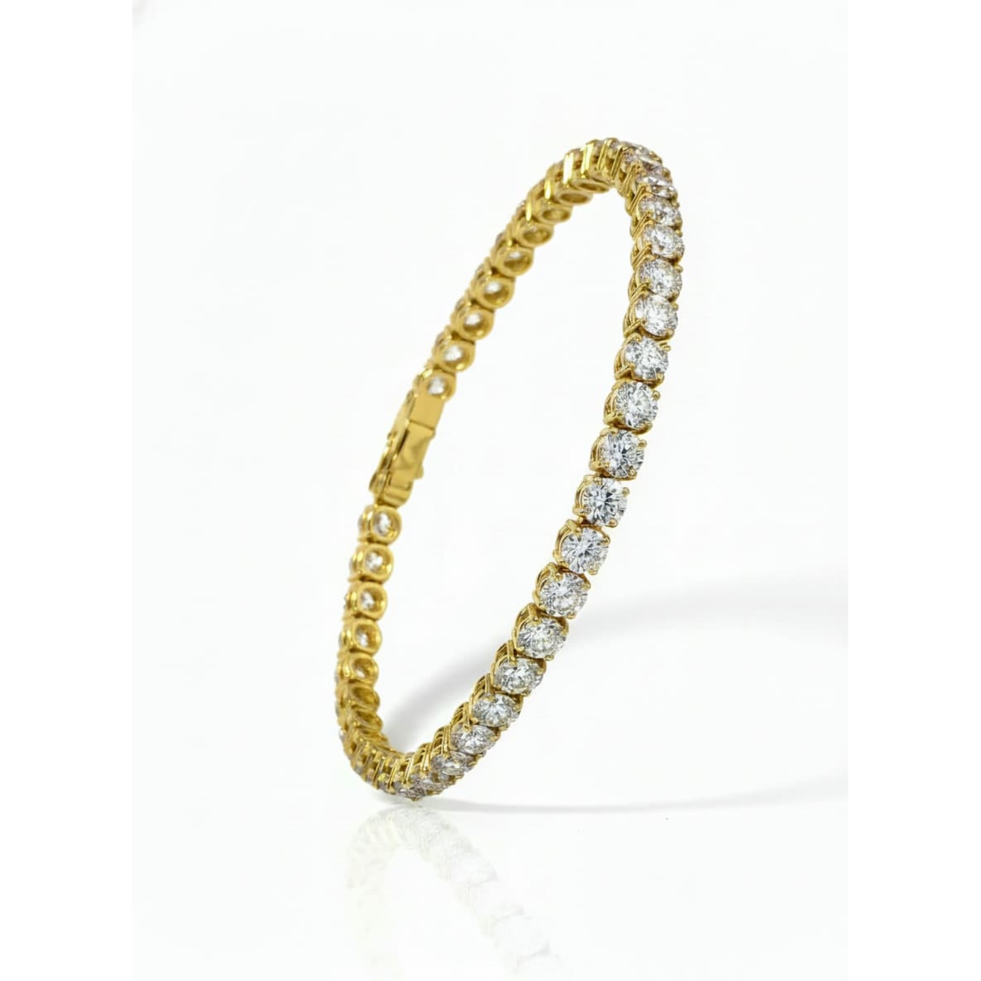 Bracelet Diamond Yellow Gold DIAMOND TENNIS BRACELET