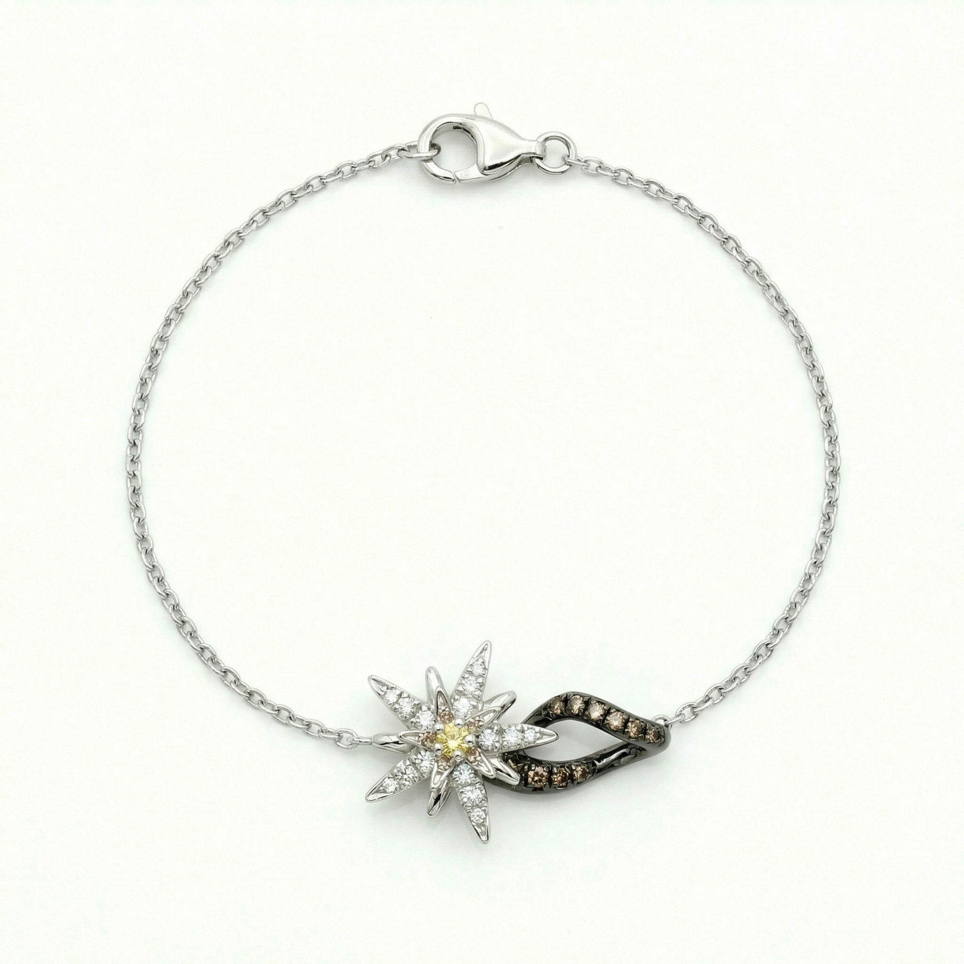 Bracelet Diamond White Gold Terre d'Edelweiss