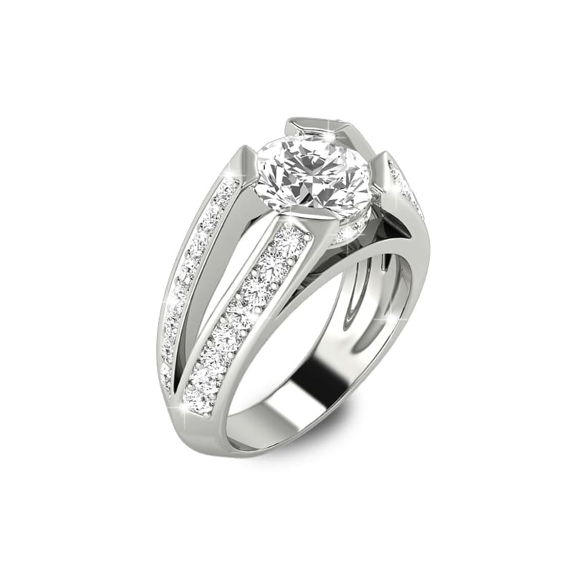 Bague  Classique  Diamant Or Rose BEL HORIZON