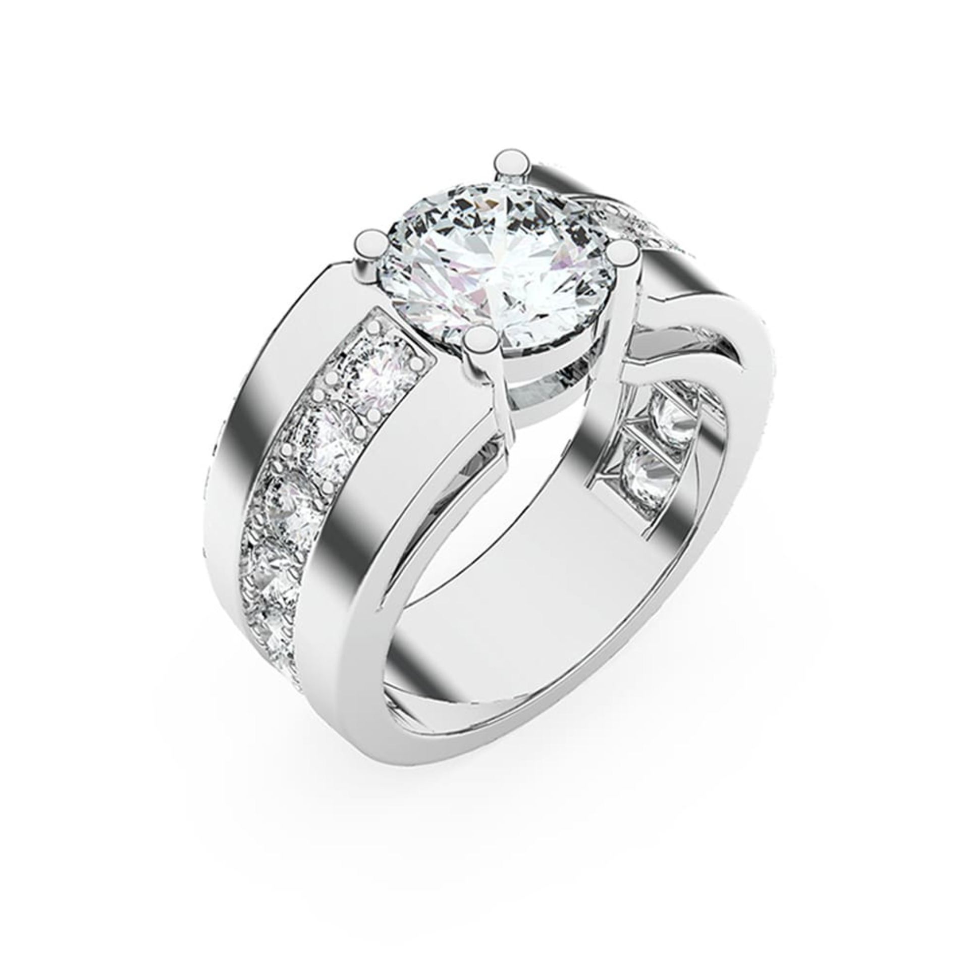 Ring Classics Diamond White Gold FOR EVER YOURS