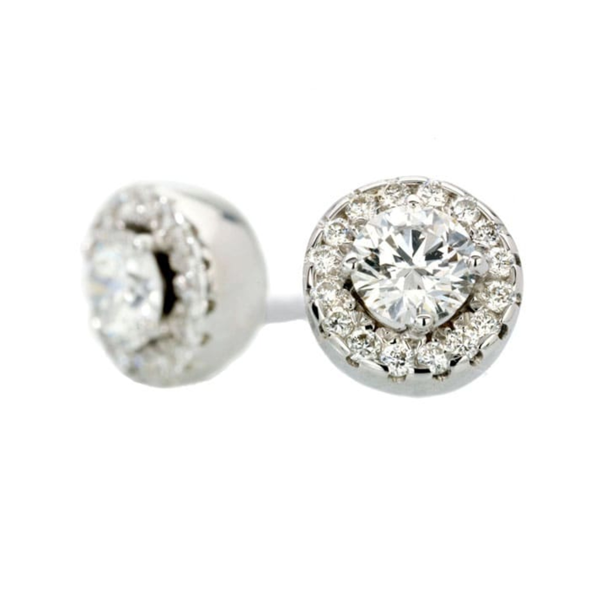 Boucles d'Oreilles  Classique  Diamant Or Jaune or blanc TENTATION