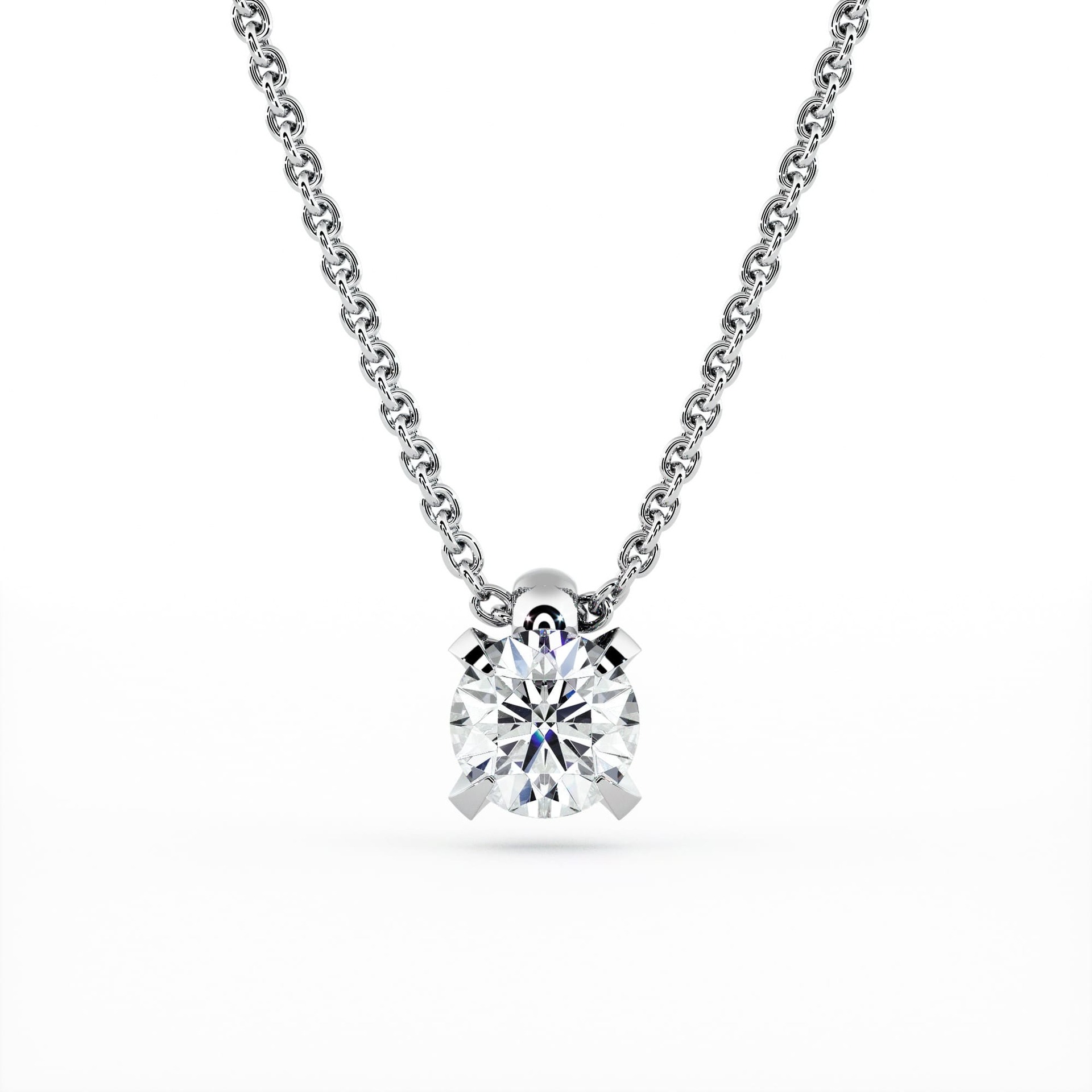 Pendant & Necklace Classics Diamond White Gold CRADLE