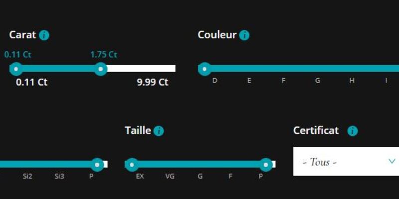 Avez-vous des diamants qui ne figurent pas sur le catalogue ?