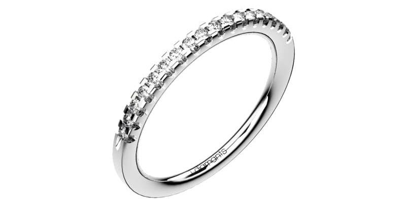 What are the different types of settings for diamond jewel ? 